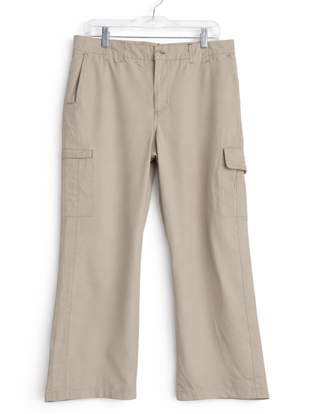 Columbia Women’s Cargo Capri Pants- Khaki Hiking Utility Outdoor Y2K- Size:10
